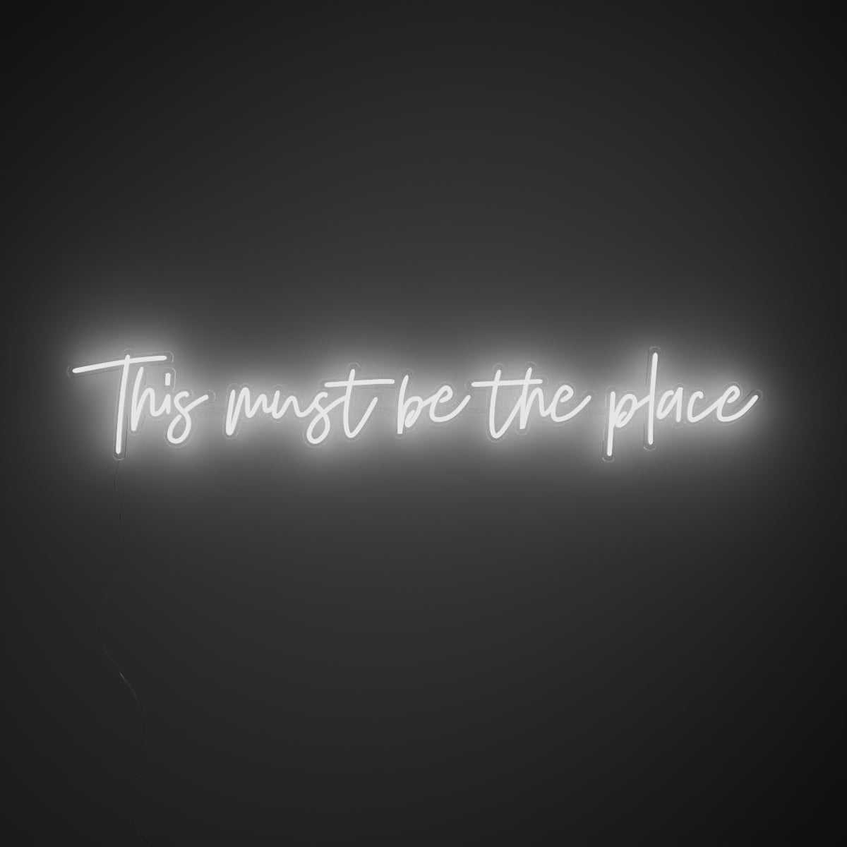 This must be the place - LED neon sign - YELLOWPOP USA