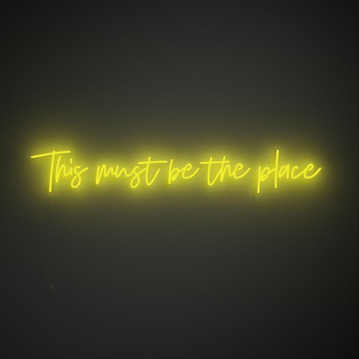 This must be the place - LED neon sign