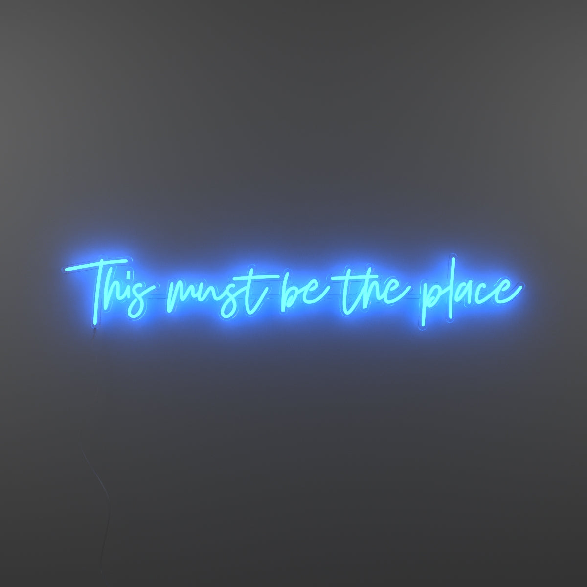 This must be the place - LED neon sign
