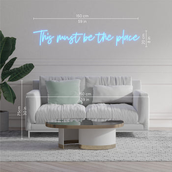 This must be the place - LED neon sign