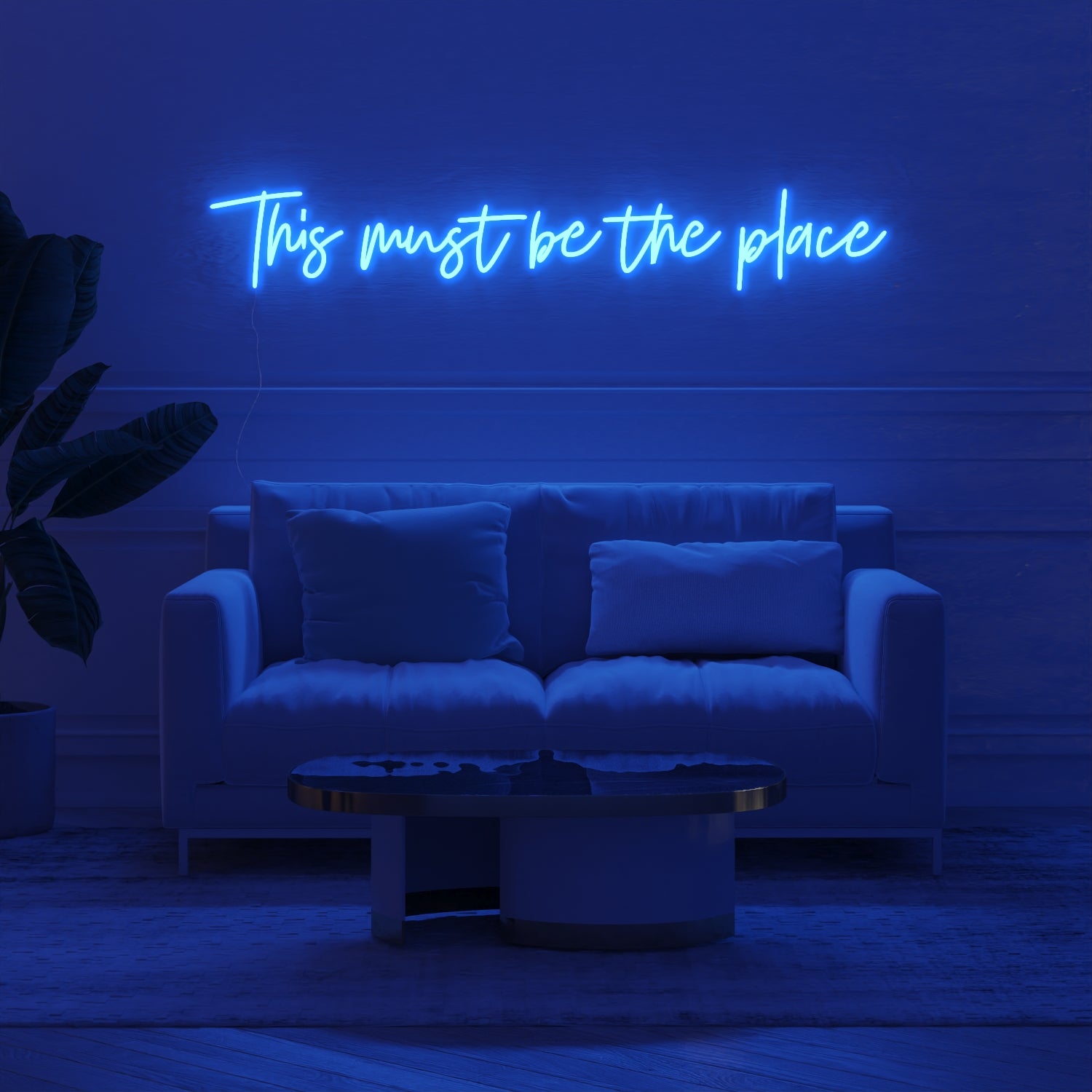 This must be the place - LED neon sign