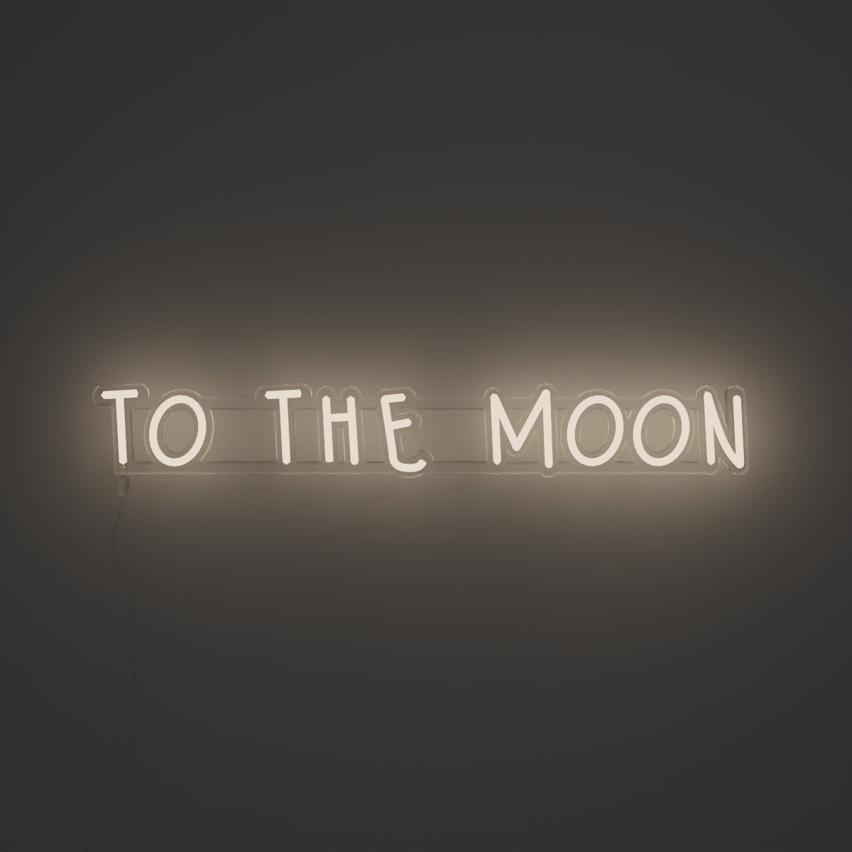 To the moon - LED neon sign