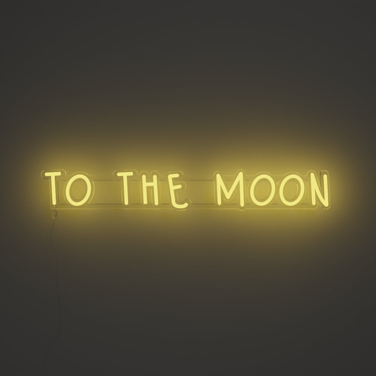 To the moon - LED neon sign