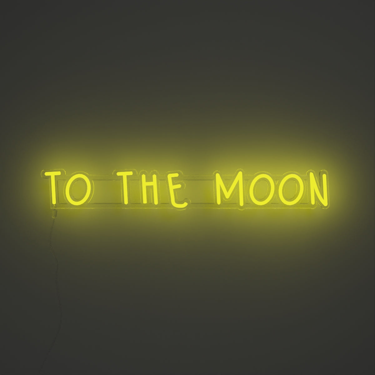 To the moon - LED neon sign