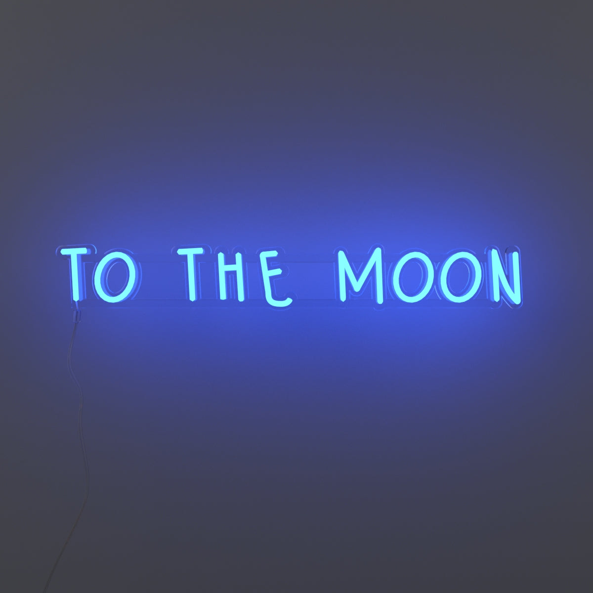 To the moon - LED neon sign