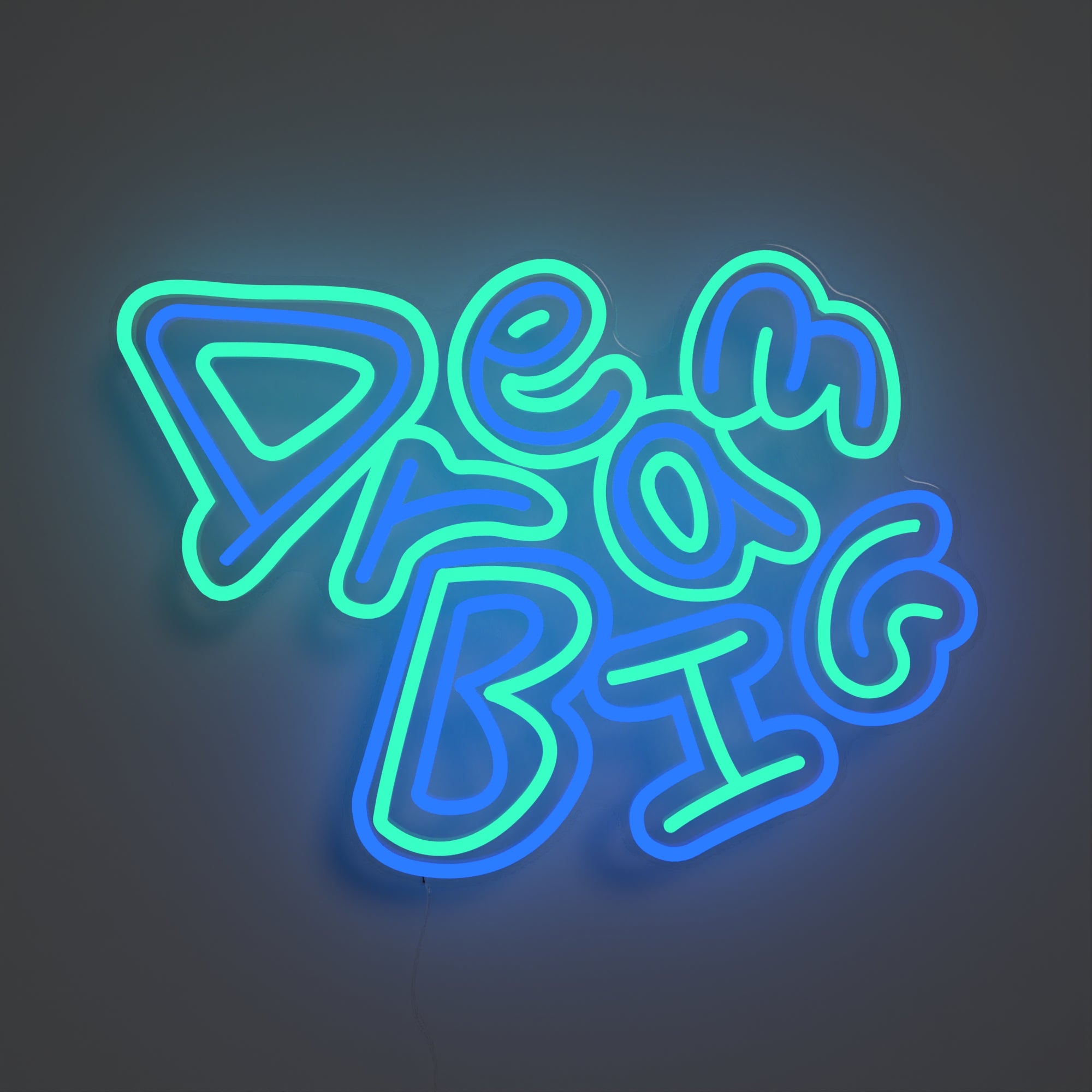 Dream BIG by Vic Garcia - LED neon sign