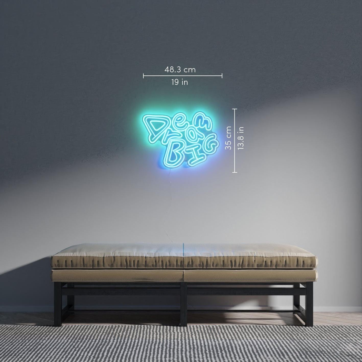 Dream BIG by Vic Garcia - LED neon sign