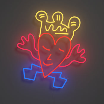 Mrs. Heartbreak by Vic Garcia - LED neon sign