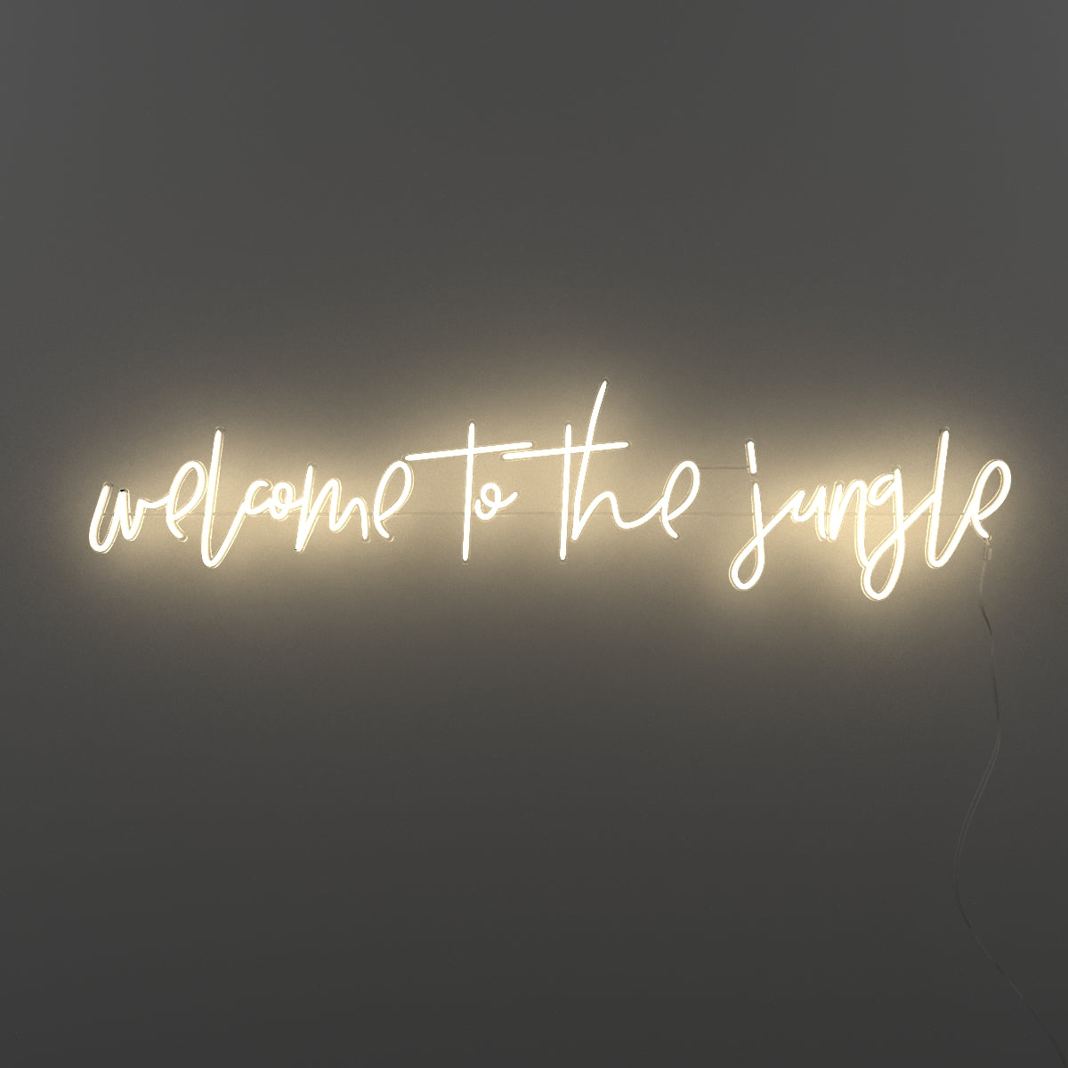 Welcome to the jungle - LED neon sign