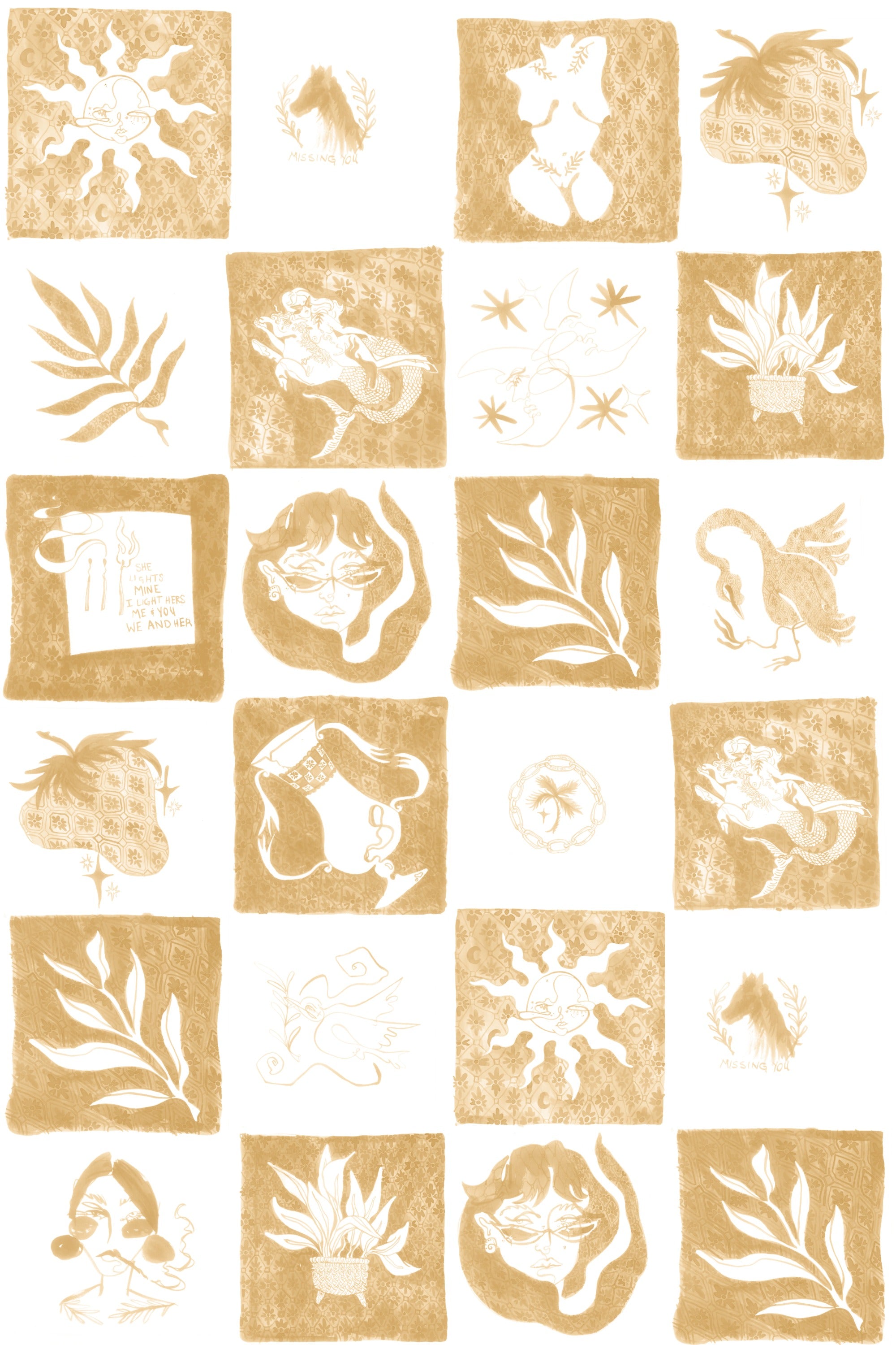 Tile Wallpaper by Girl Knew York