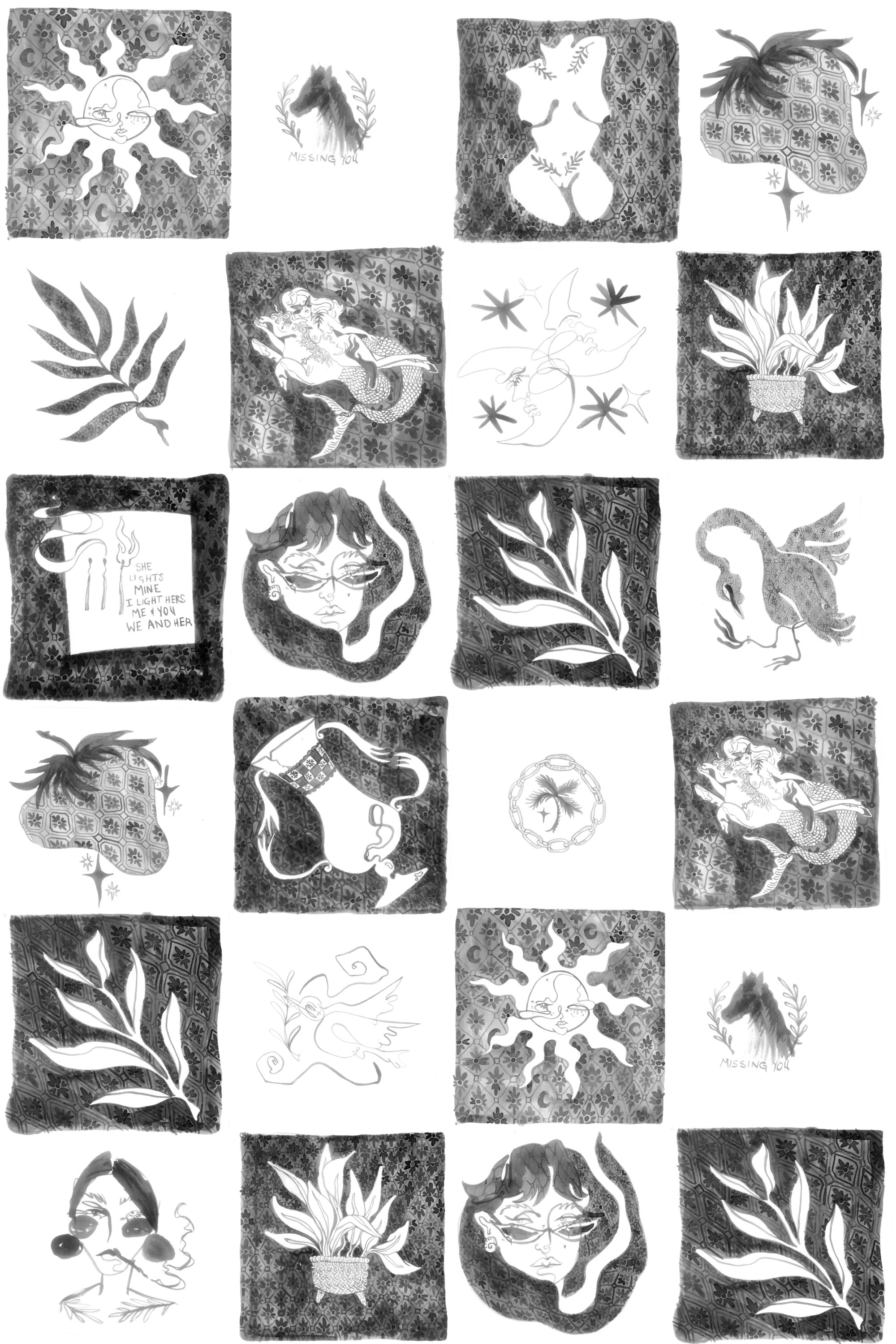 Tile Wallpaper by Girl Knew York