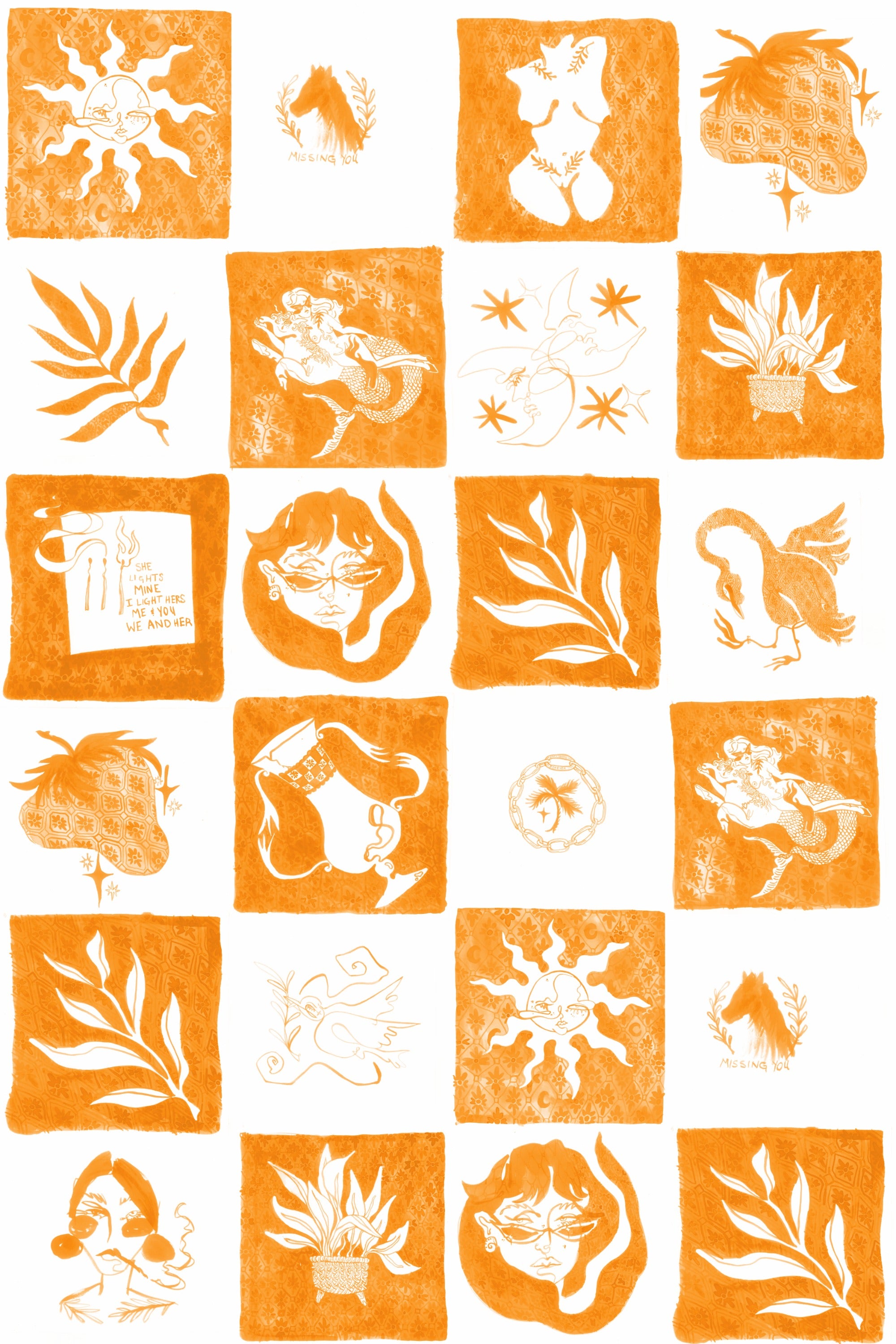 Tile Wallpaper by Girl Knew York