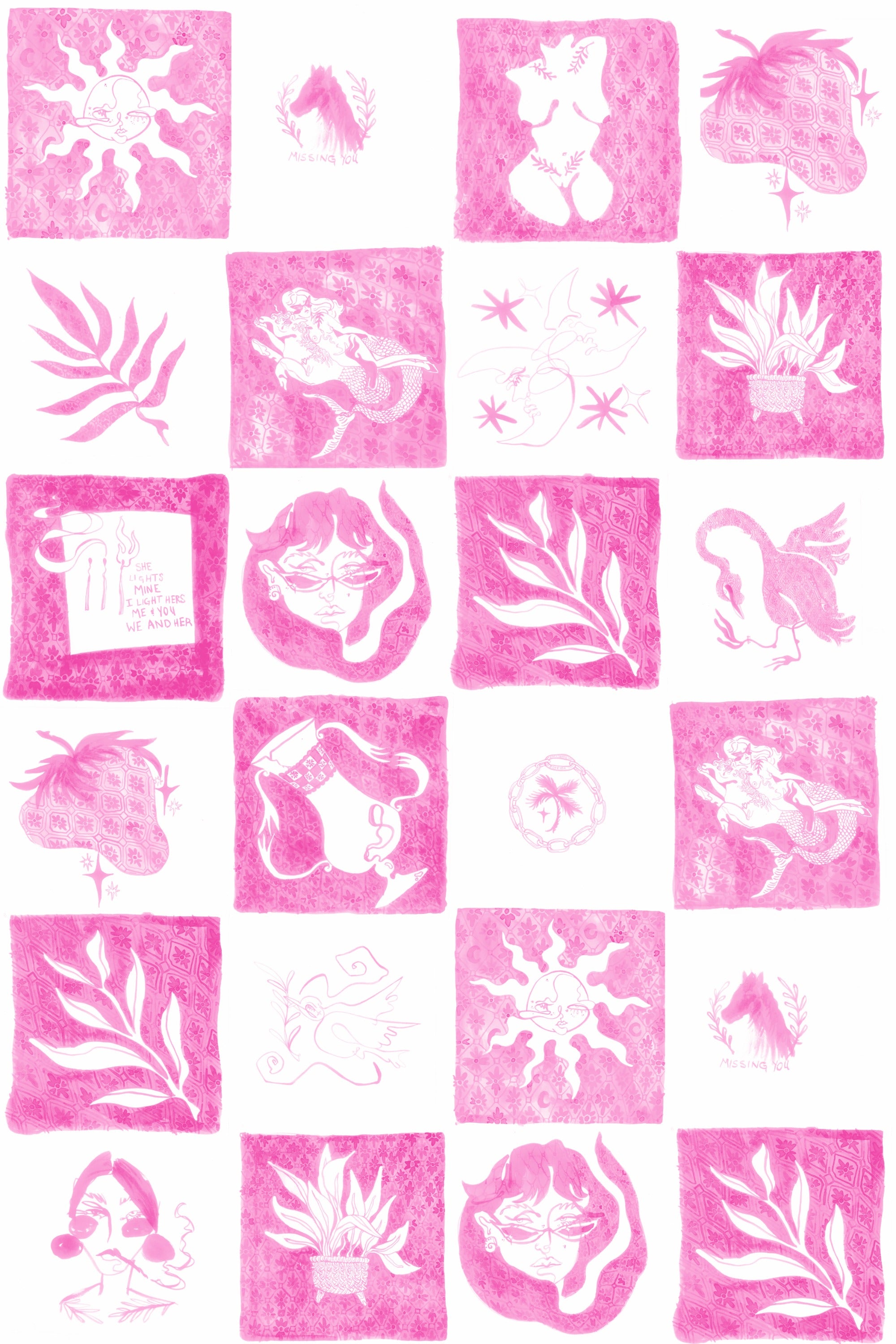 Tile Wallpaper by Girl Knew York