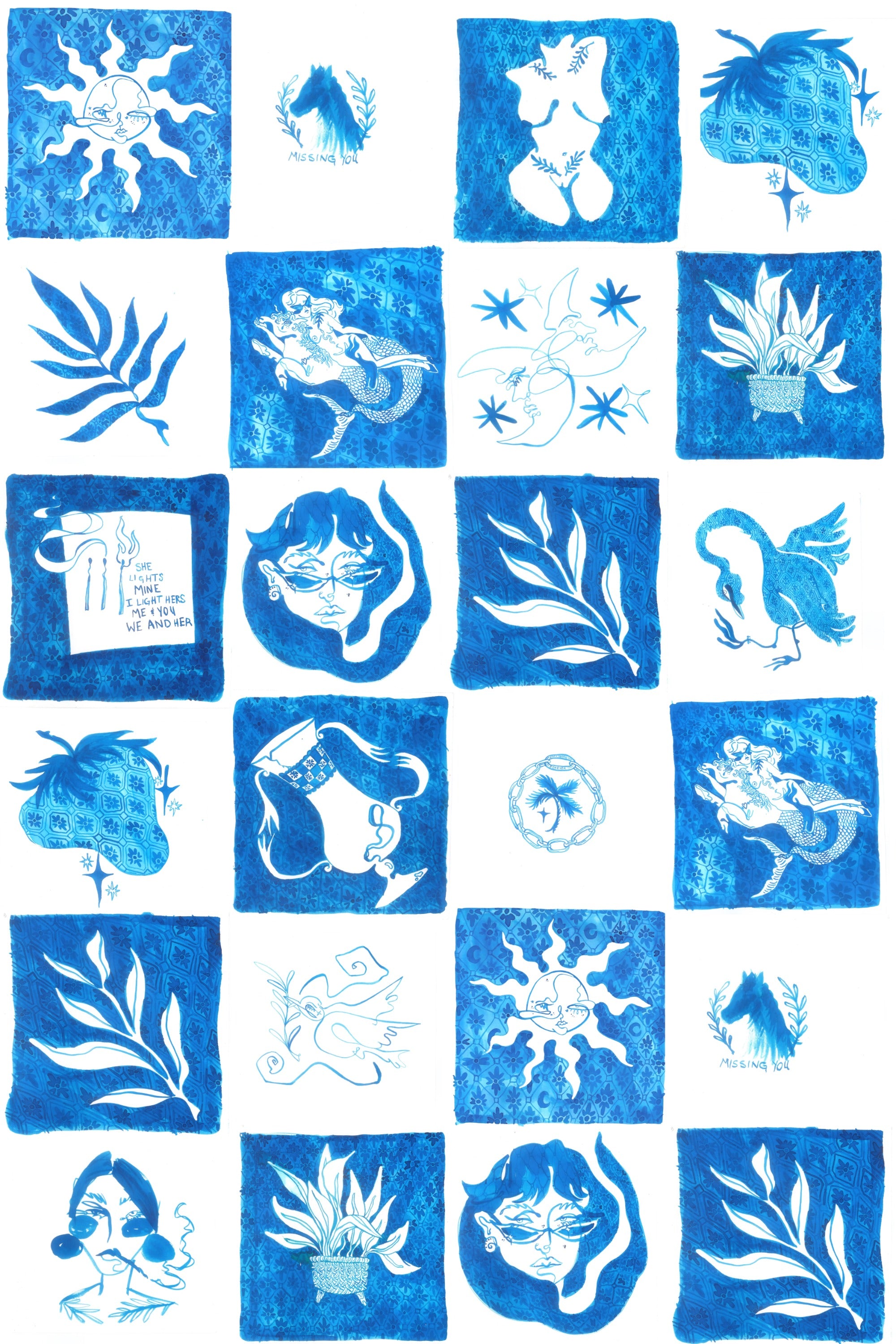 Tile Wallpaper by Girl Knew York